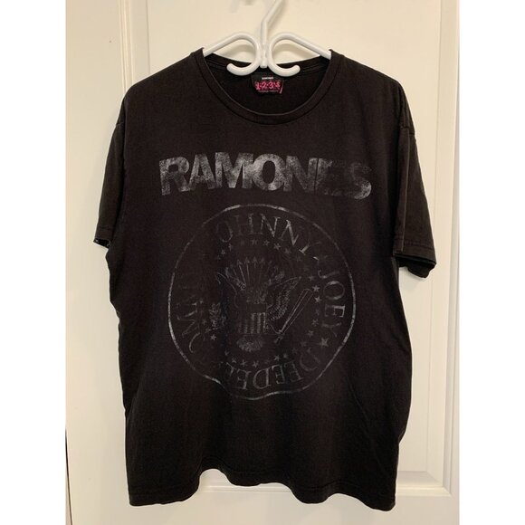 Vintage Ramones Presidential Seal Johnny Joey Deedee Tommy Shirt L/XL Punk Rock - Picture 1 of 6